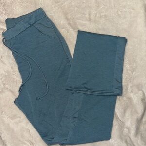 Women's Blue Stacked sweatpants